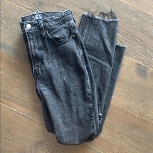 abercrombie and fitch ultra high rise mom jean